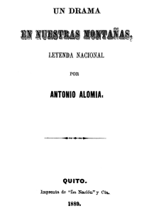 Un drama en nuestras montañas, leyenda nacional