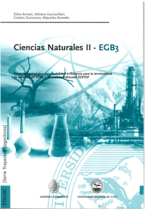 Ciencias Naturales II - EGB3 - Universidad Nacional de Cuyo