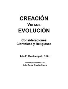 Creación Versus Evolución - Pentecostales del Nombre