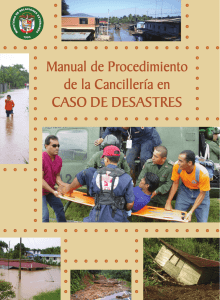 Manual en Casos de Desastre:Manual en Casos de Desastre
