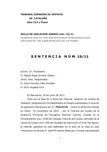 Sentencia TSJ. Sala de lo Civil y Penal