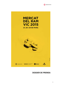 DOSSIER Mercat del Ram 2015 - El portal de fires de la ciutat de Vic