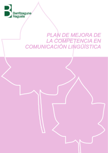 plan de mejora de la competencia en comunicación lingüística
