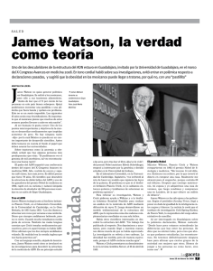 James Watson, la verdad como teoría