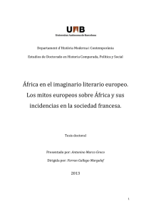 África en el imaginario literario europeo