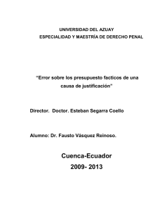 Cuenca-Ecuador 2009- 2013 - DSpace de la Universidad del Azuay