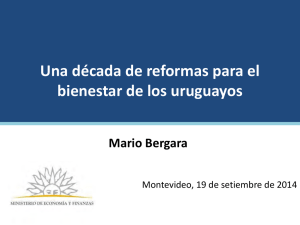 Presentación "Una década de reformas para el bienestar de los