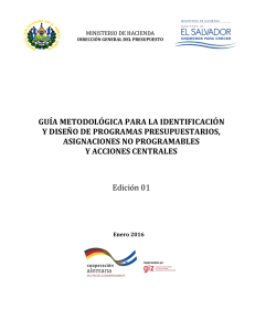 guía metodológica para la identificación y diseño de programas