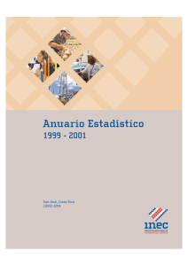 Anuario Estadístico - Instituto Nacional de Estadística y Censos