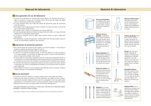 Manual de laboratorio Material de laboratorio