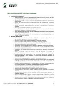 Formularios Jurisdicción Voluntaria. Ley 15/2015