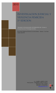 investigacion judicial y violencia femicida 3 º edicion