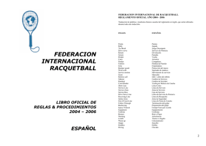 federacion internacional racquetball