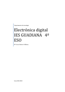 Electrónica digital IES GUADIANA 4º ESO