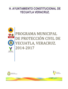 programa municipal de protección civil yecuatla 2014 2017