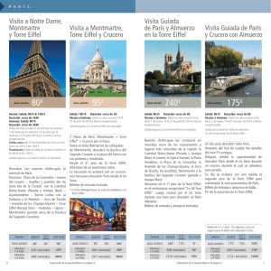 Visita a Notre Dame, Montmartre y Torre Eiffel