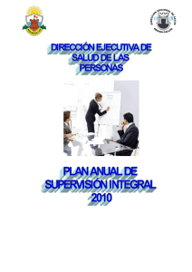 PLAN ANUAL DE SUPERVISI&Oacute;N INTEGRAL DE DISA I CALLAO