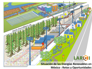 Situación de las Energías Renovables en México : Retos y