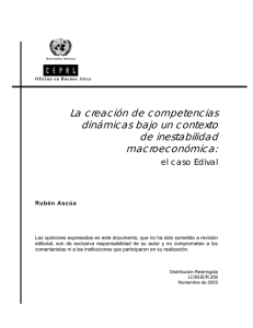 La creación de competencias dinámicas bajo un contexto de