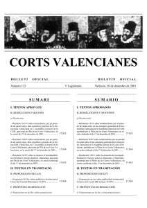 26.12.2001 - Corts Valencianes