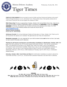 Tiger Times - Mission Dolores Academy