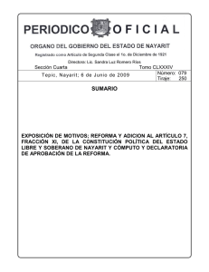 SUMARIO - Orden Jurídico Nacional