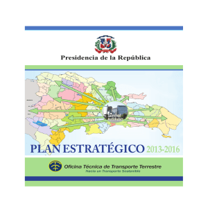 Plan Estratégico2013-2016 - Oficina Técnica de Transporte Terrestre