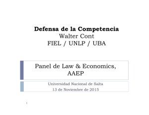 Walter Cont - Asociación Argentina de Economía Política