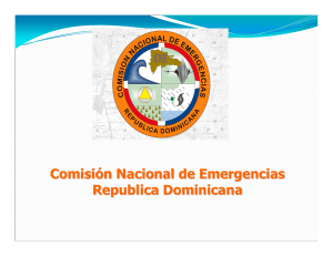 Comisión Nacional de Emergencias Republica Dominicana