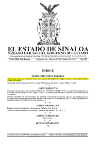 19/10/2012 - Gobierno del Estado de Sinaloa