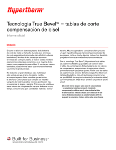 Tecnología True Bevel™ – tablas de corte
