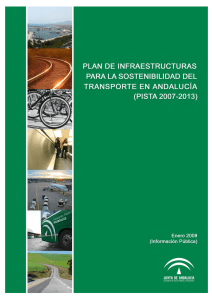 Plan de Infraestructuras para la Sostenibilidad del