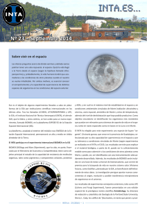 Nº 23 – Septiembre 2014 - Instituto Nacional de Técnica Aeroespacial