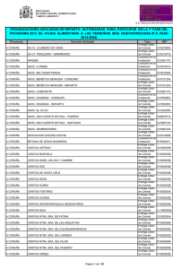 organizaciones asociadas de reparto autorizadas para