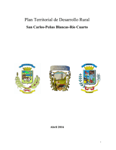 Plan Territorial de Desarrollo Rural