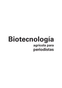 Descargar artículo en : "Biotecnología agrícola para