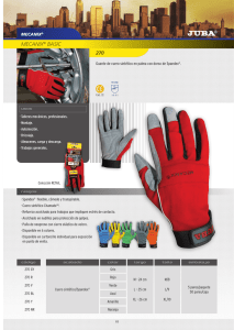 Catalogo guantes Juba