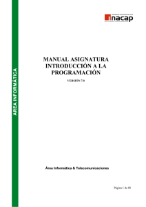 Manual de introducción a la programación
