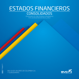 estados financieros - Bolsa de Valores de Colombia