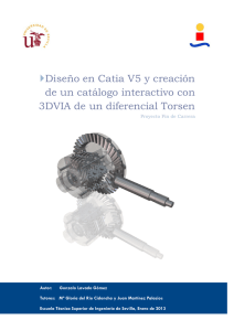 Diseño en Catia V5 y creación de un catálogo interactivo con 3DVIA