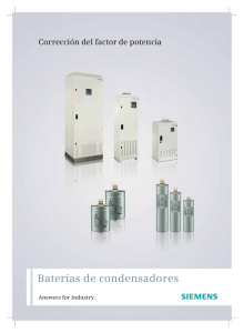 Baterías de condensadores