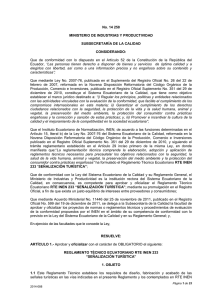 RTE INEN 233 - Servicio Ecuatoriano de Normalización