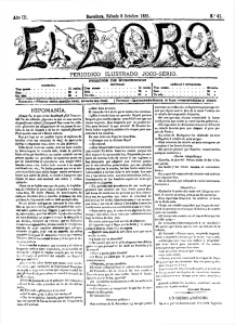 El Loro : periódico ilustrado joco-serio Núm. 41, 8 de octubre de 1881