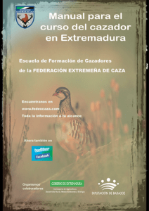 Manual para el curso del cazador en Extremadura