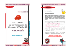 Guía Laboral de los Trabajadores de Connectis ICT (Madrid)