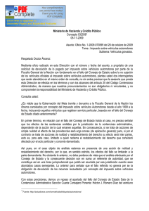Ministerio de Hacienda y Crédito Público Concepto 0325081