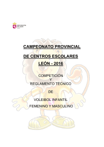 Normativa Cto Provincial de Voleibol 2015-16