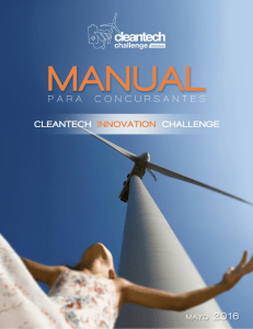 Manual de Concursantes - Cleantech Challenge Mexico