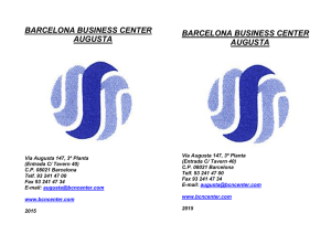 barcelona business center augusta barcelona