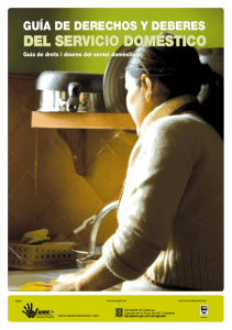 del servicio dom&eacute;stico del servicio dom&eacute;stico - AMIC-UGT